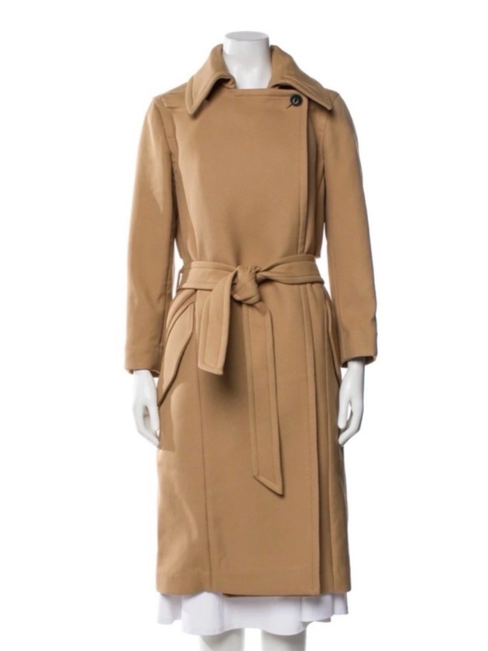 Rag & Bone New York Camel Belted Trench Coat NWOT Size Medium